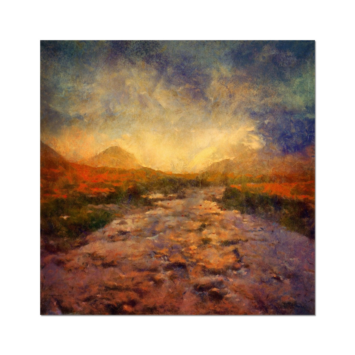 A Brooding Sligachan Fine Art Print