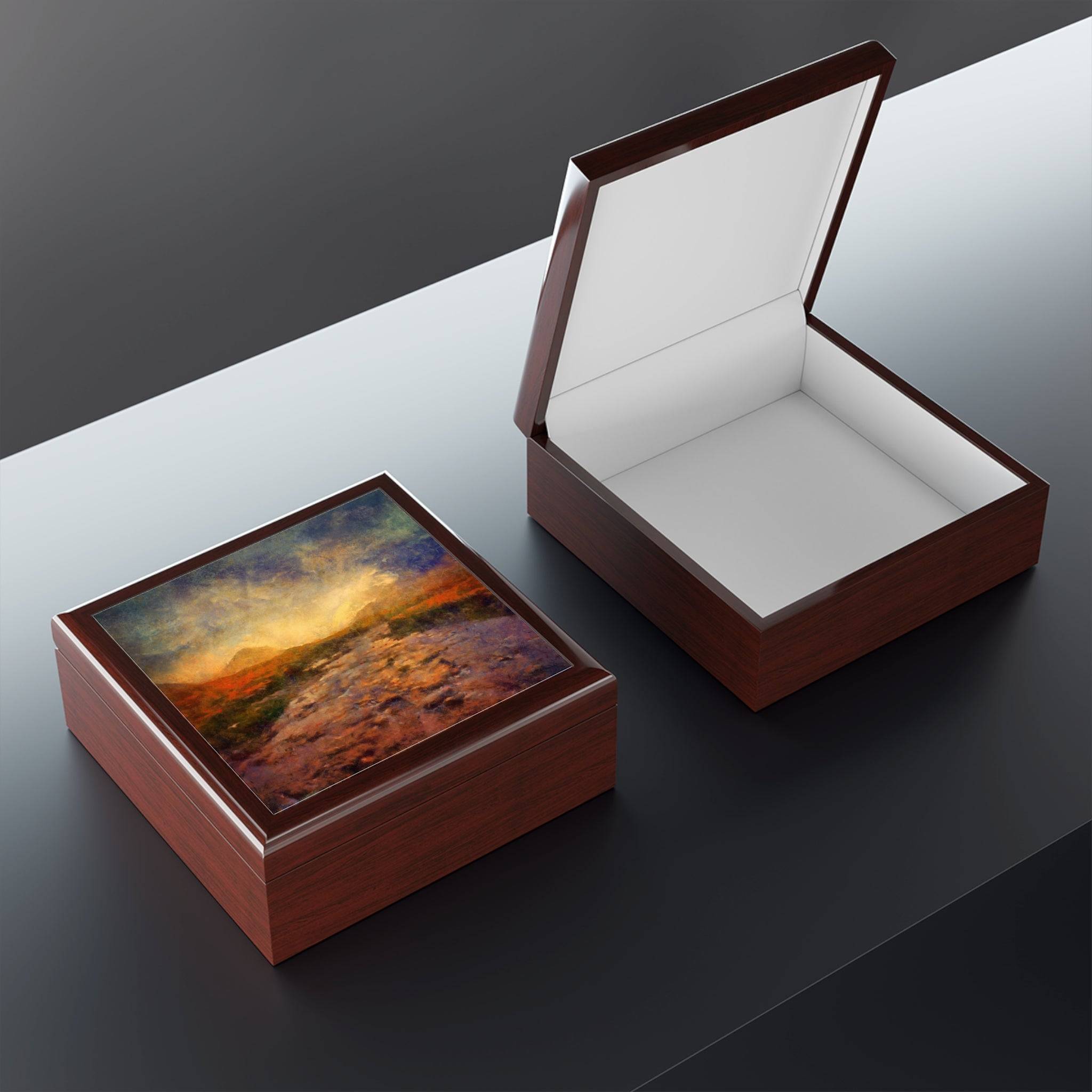 A Brooding Sligachan Skye | Art Jewelry Box | Scotland