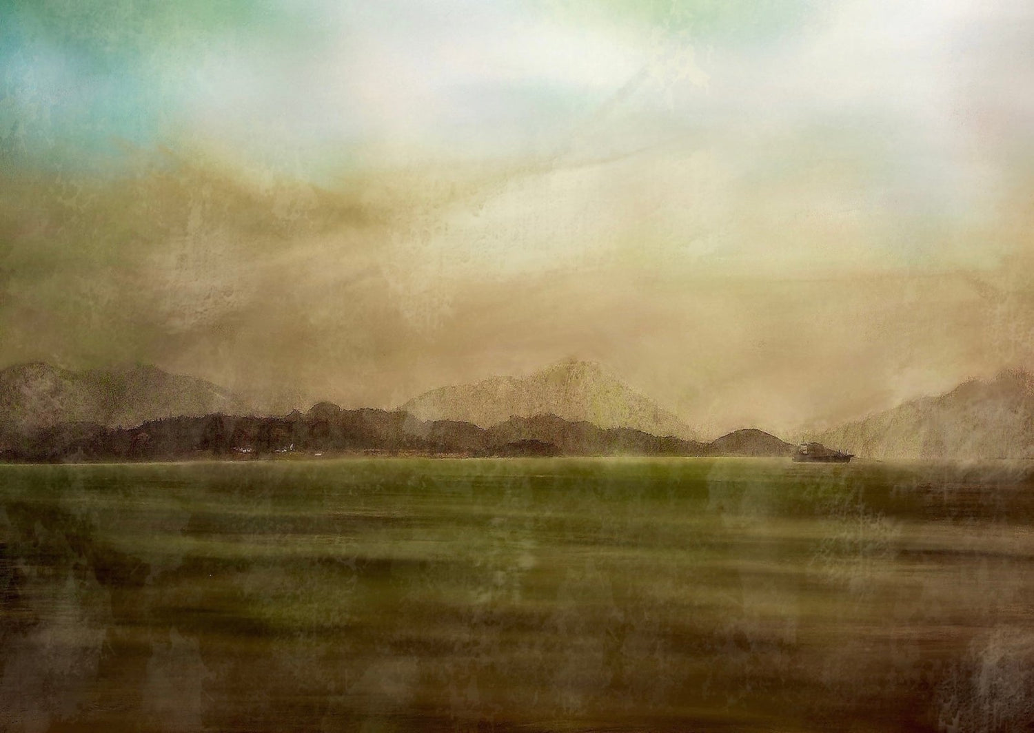 A Misty Isle Of Mull Painting Fine Art Prints
