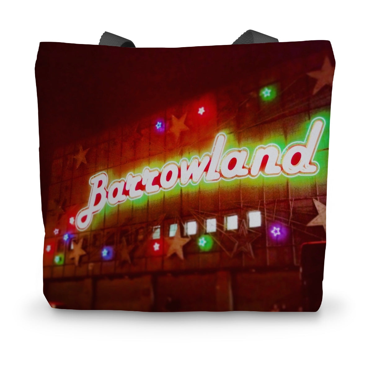 A Neon Glasgow Barrowlands Art Gifts Canvas Tote Bag