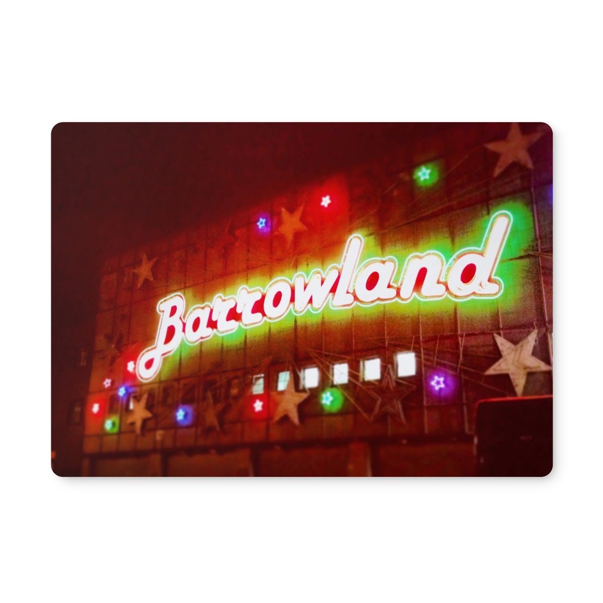 A Neon Glasgow Barrowlands | Scottish Art Gifts | Placemat