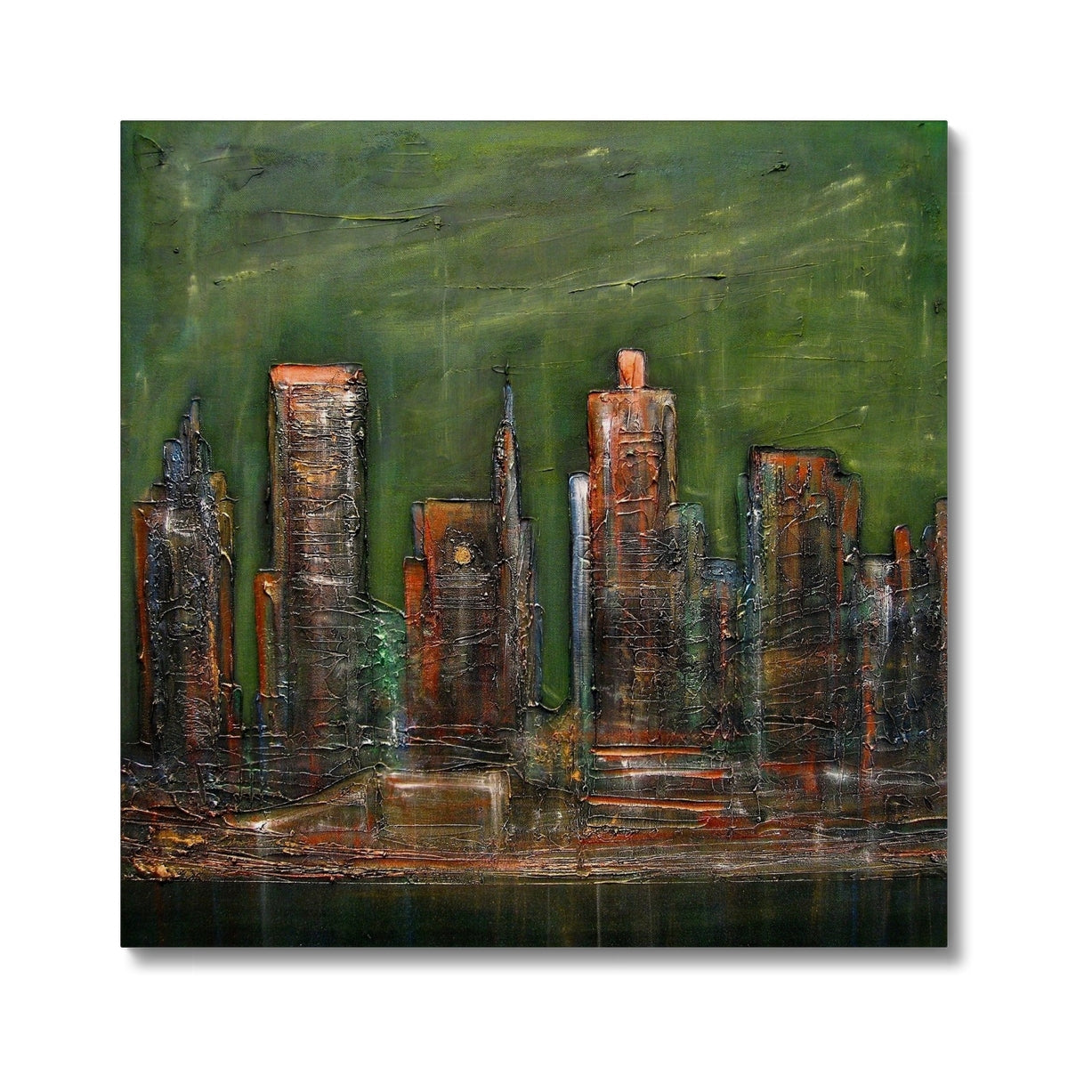 A Neon New York Painting | Canvas Prints From Scotland