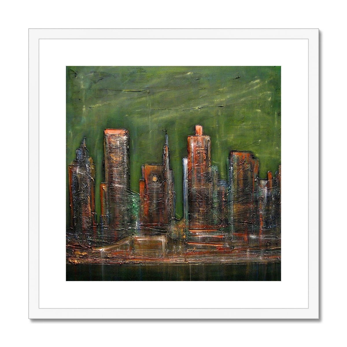 A Neon New York Painting | Framed & Mounted Prints From Scotland