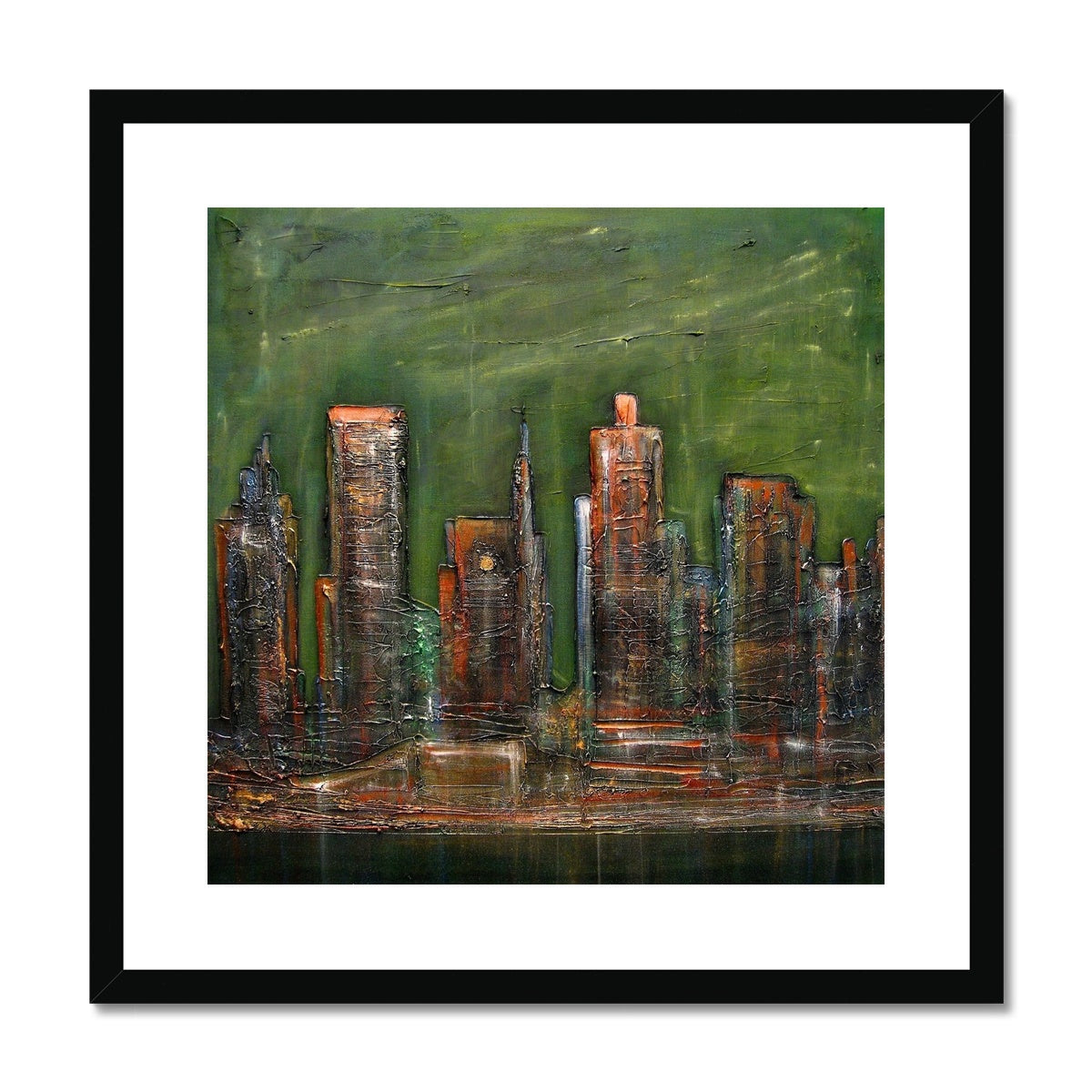 A Neon New York Painting | Framed & Mounted Prints From Scotland