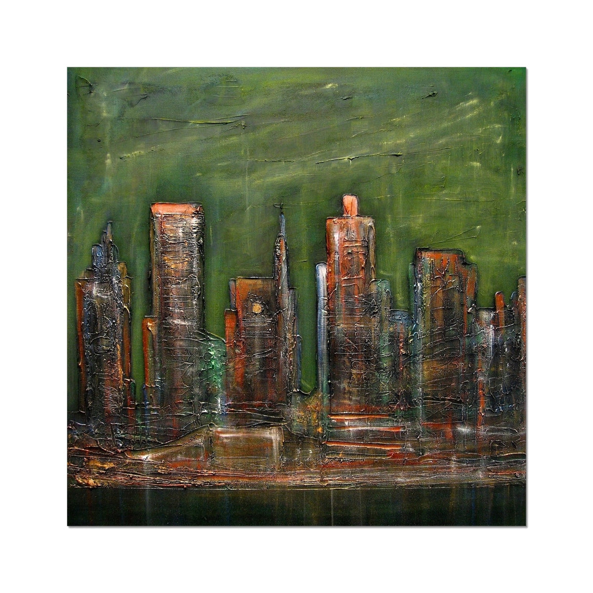 A Neon New York Painting | Signed Art Prints From Scotland | By Scottish Artist Hunter