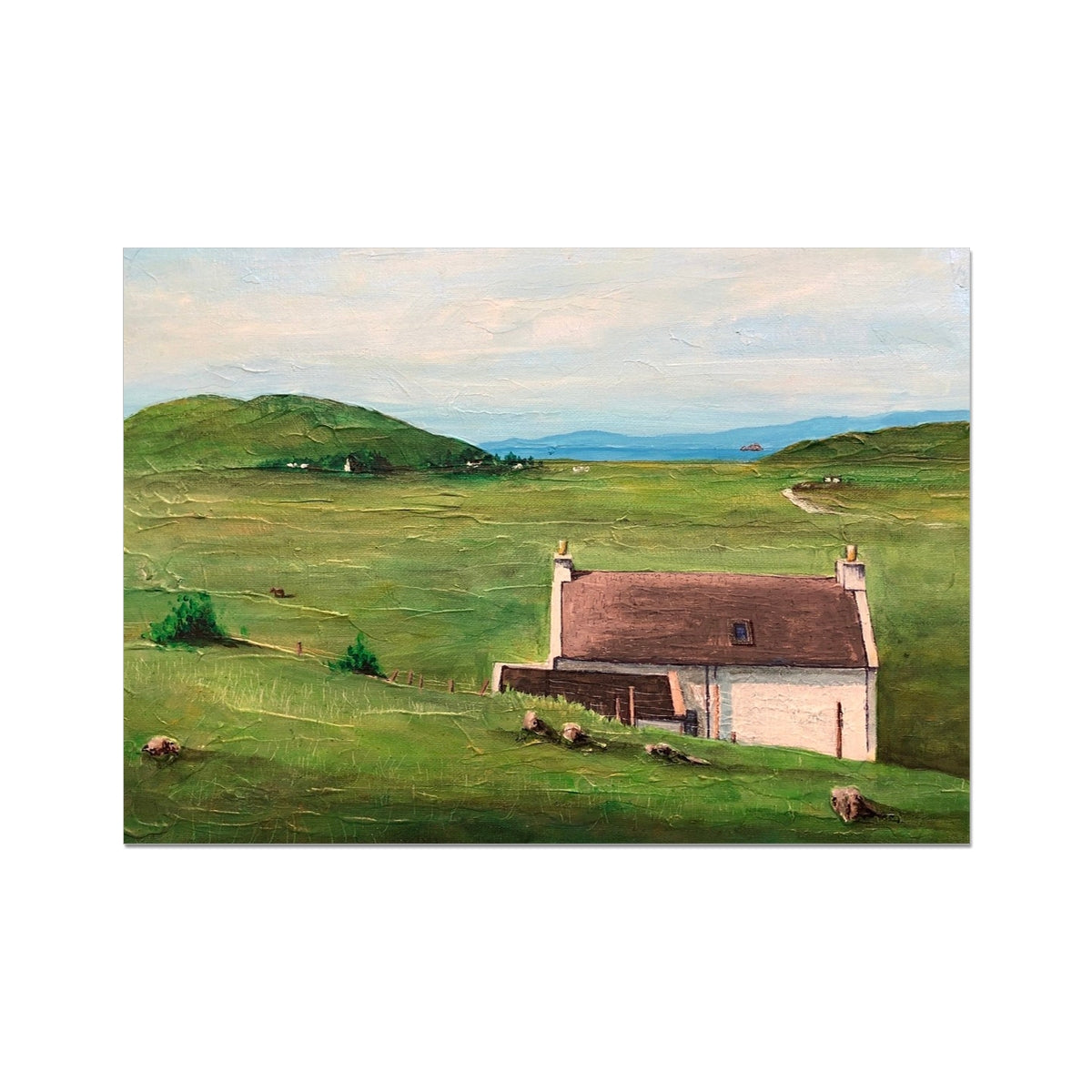 A Skye Cottage Fine Art Print