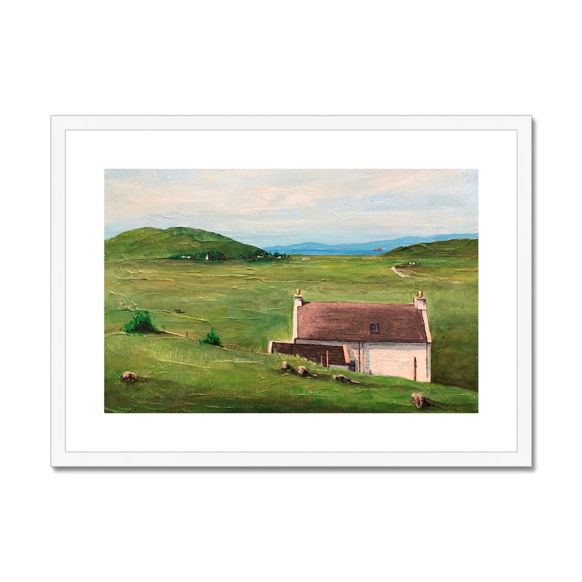 A Skye Cottage Framed & Mounted Print