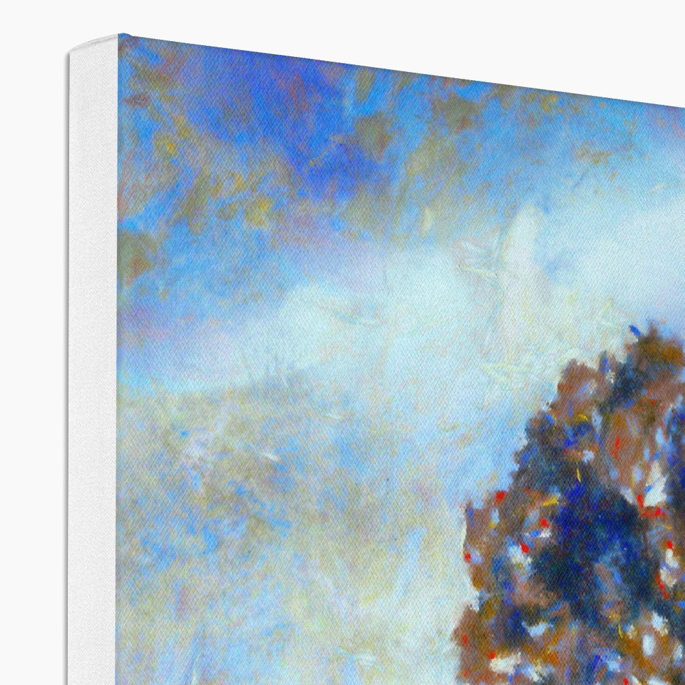 A Winter Highland Tree Painting | Canvas From Scotland