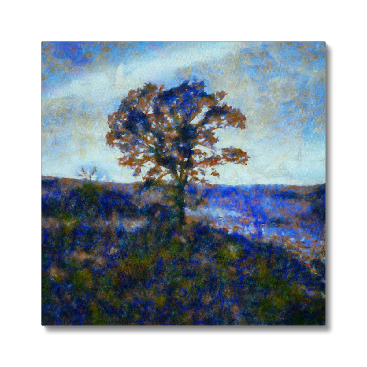 A Winter Highland Tree Painting | Canvas From Scotland