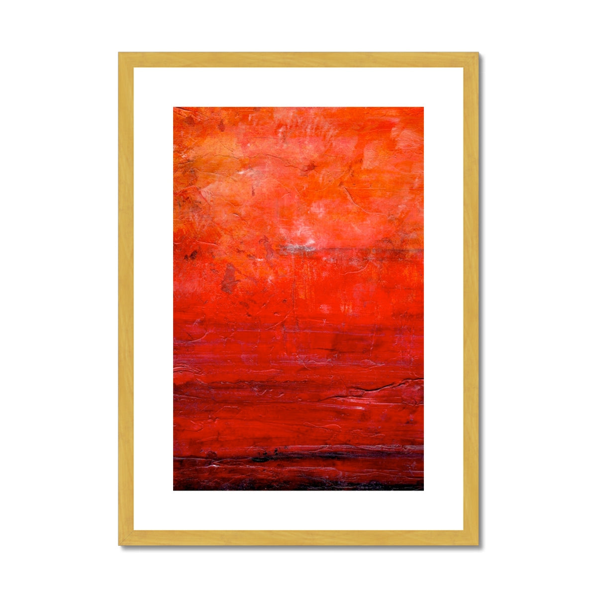 Abstract Summer Painting | Antique Framed & Mounted Prints From Scotland