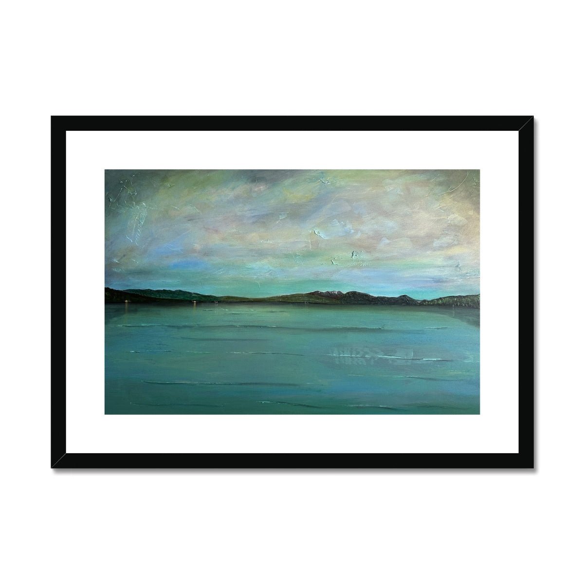 An Emerald Loch Lomond Painting | Framed & Mounted Prints From Scotland