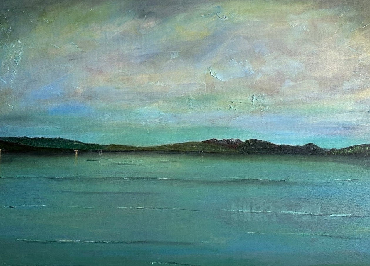 An Emerald Loch Lomond Scottish Landscape Painting