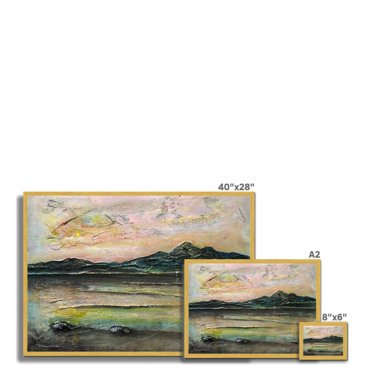 An Ethereal Loch Na Dal Antique Framed Print