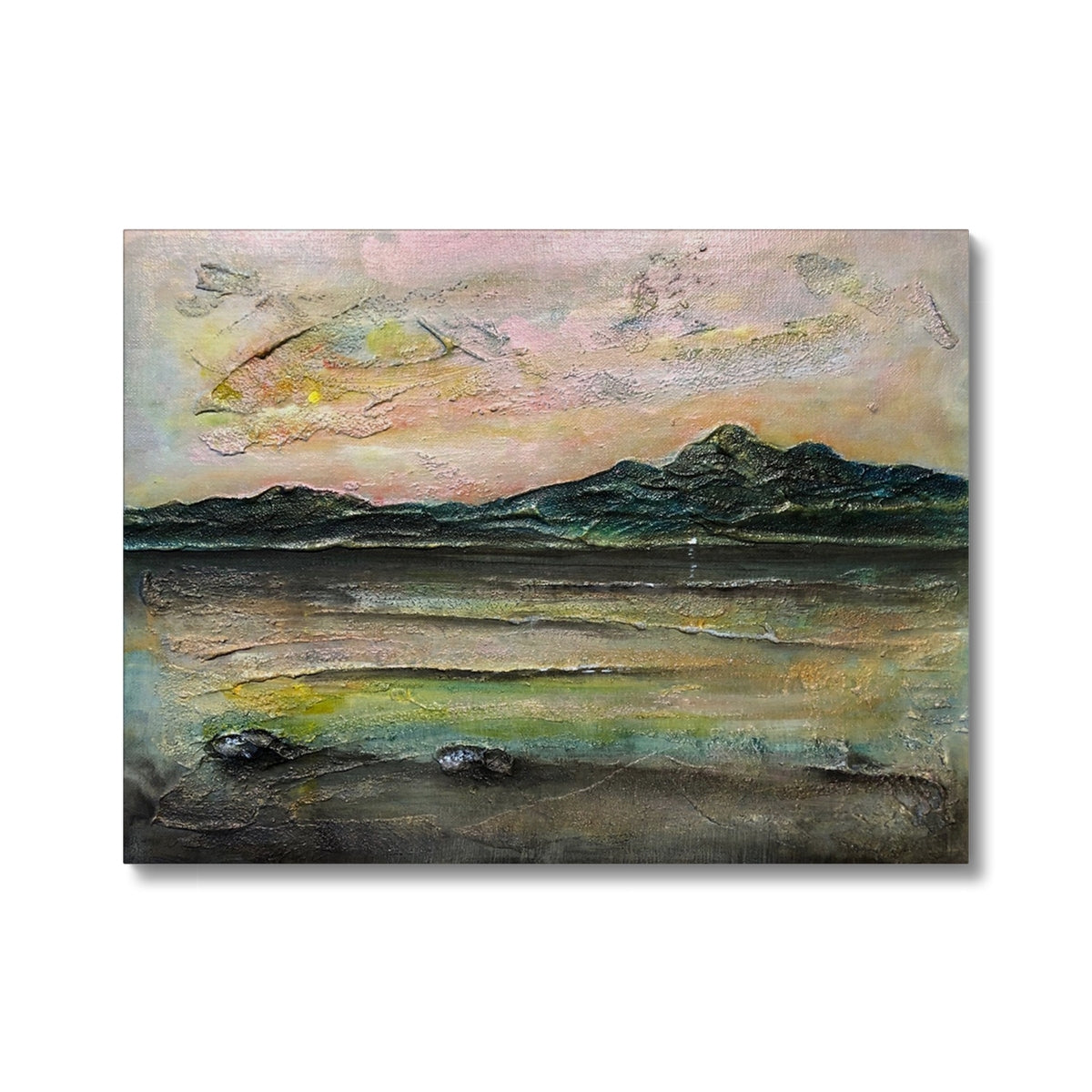 An Ethereal Loch Na Dal Skye Painting | Canvas Prints From Scotland