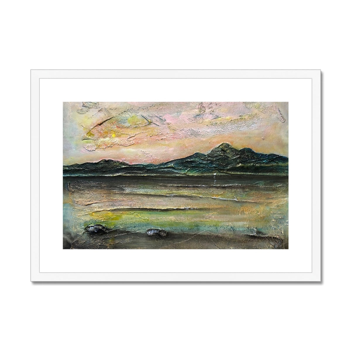 An Ethereal Loch Na Dal Skye Painting | Framed & Mounted Prints From Scotland