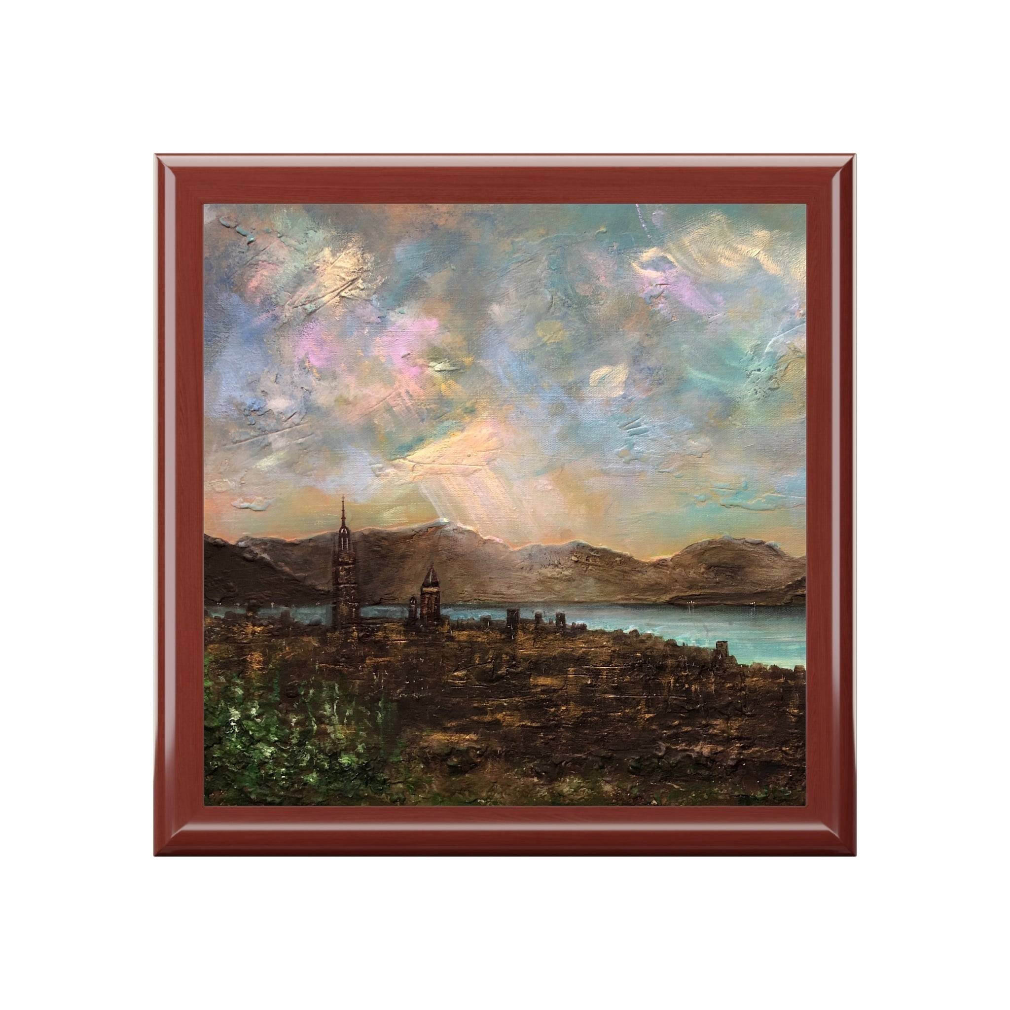 Angels Fingers Over Greenock | Art Jewelry Box | Scotland