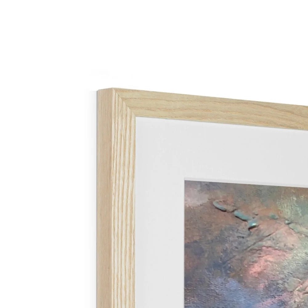 Angels Fingers Over Greenock Framed & Mounted Print - River Clyde Art Gallery Scotland Worldwide Shipping Scottish Artist Fine Prints