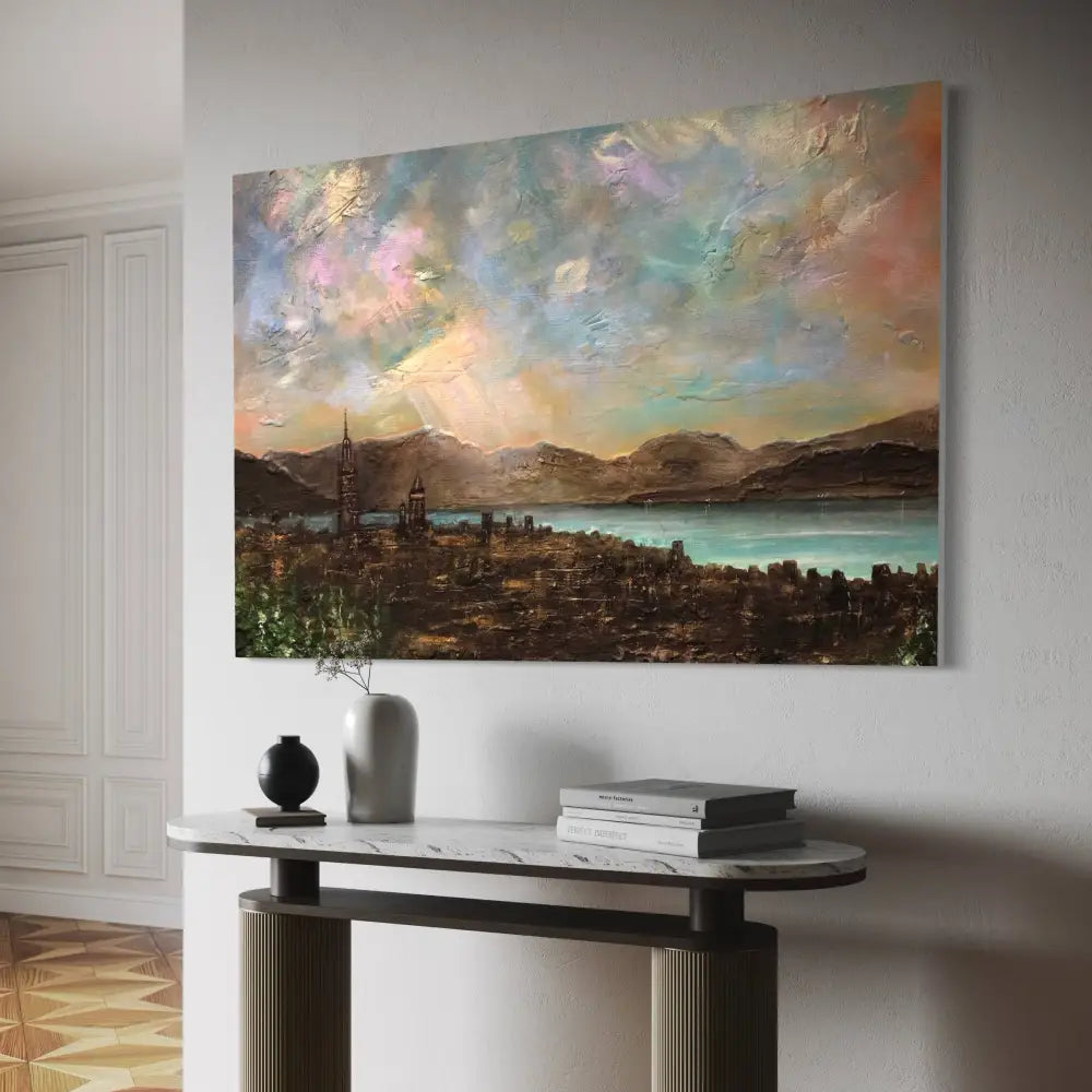 Angles Fingers Over Greenock - Scottish Statement Interior Wall Art - River Clyde Gallery Scotland