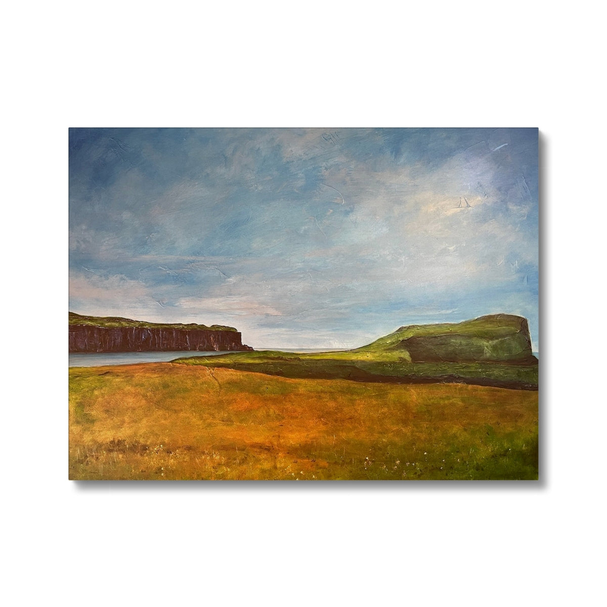 Approaching Oronsay Skye Painting | Canvas From Scotland