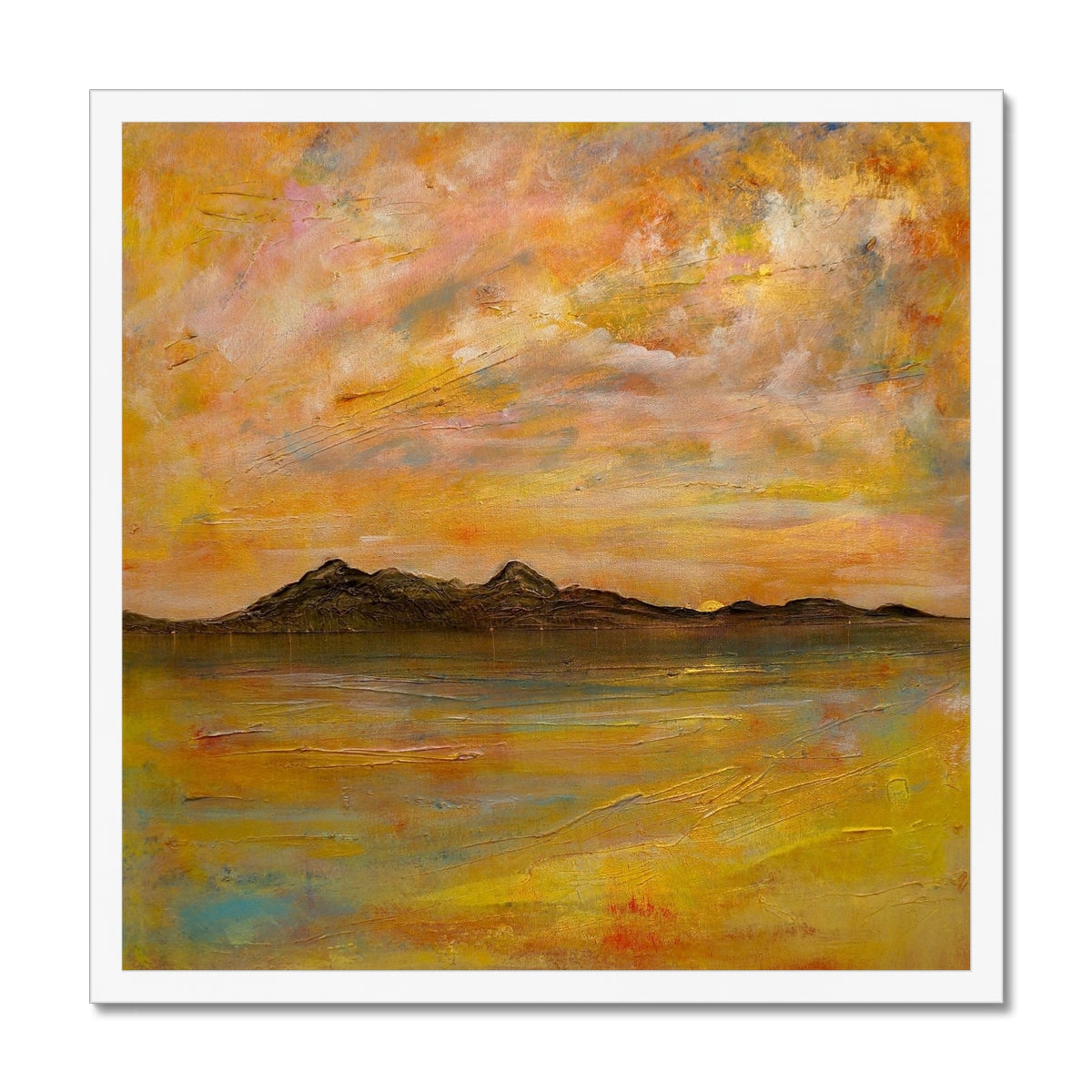 Arran Dusk Framed Print