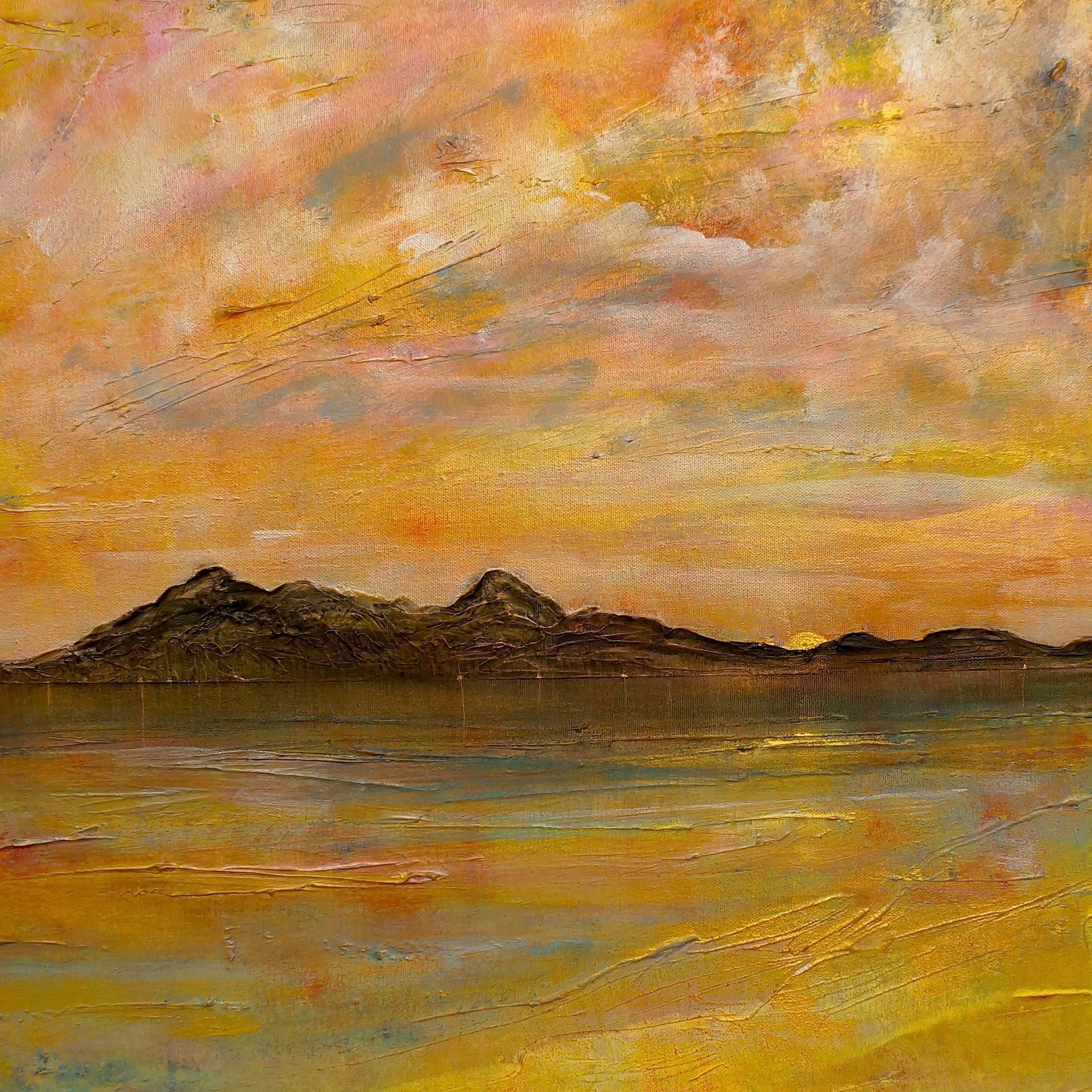 Arran Dusk | Scotland In Your Pocket Art Print