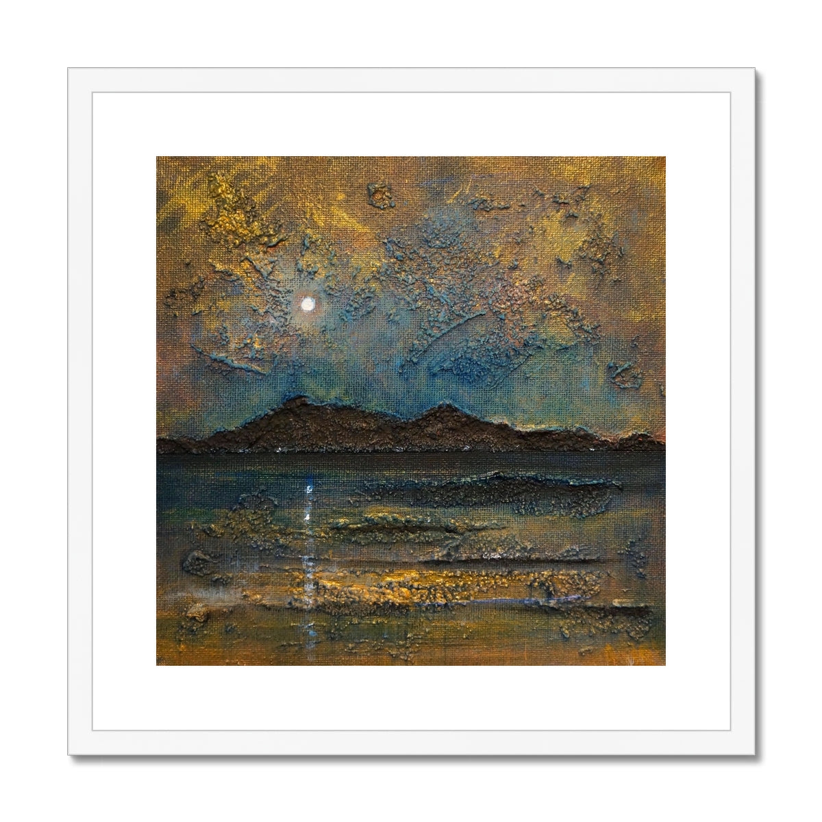 Arran Moonlight Framed & Mounted Print