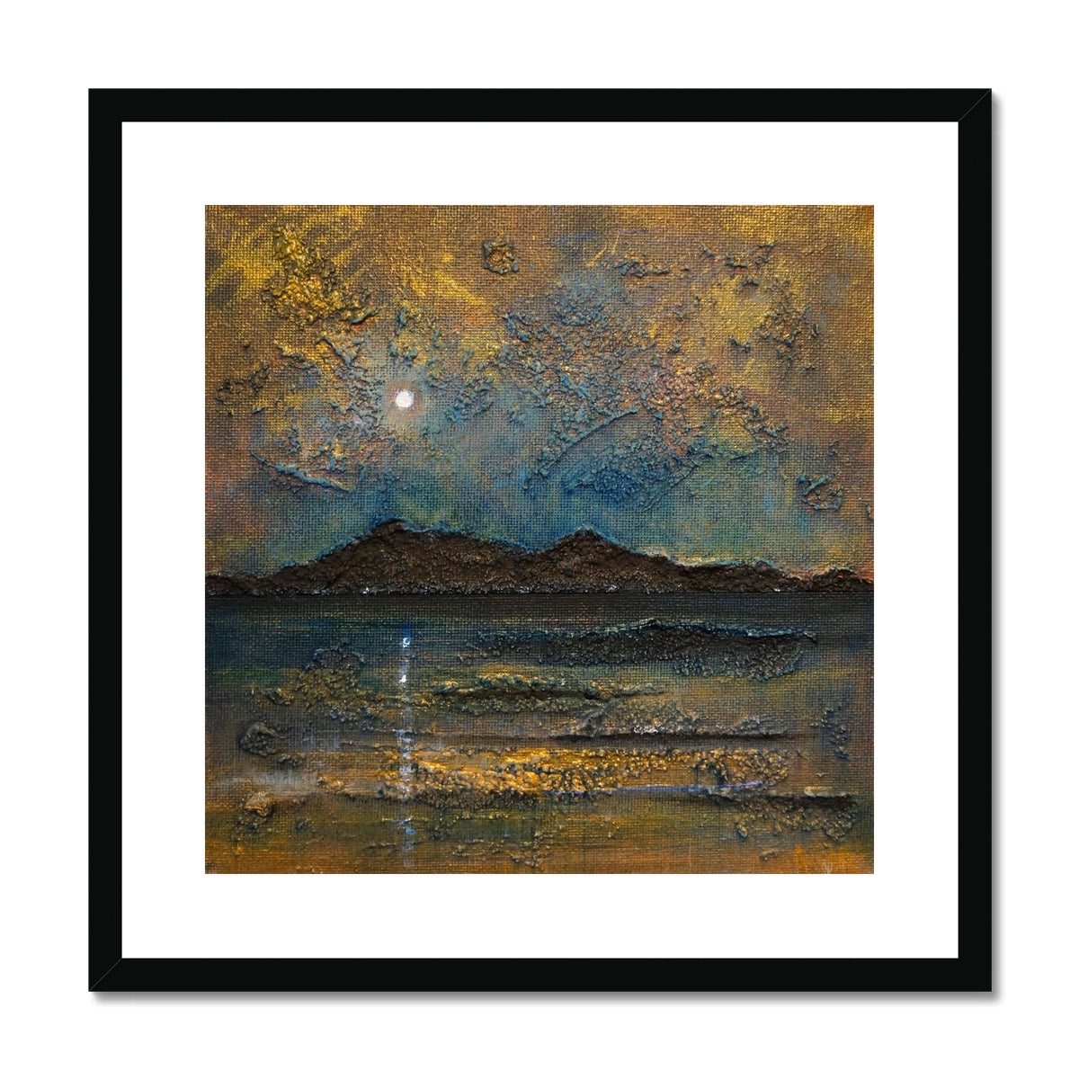 Arran Moonlight Framed & Mounted Print