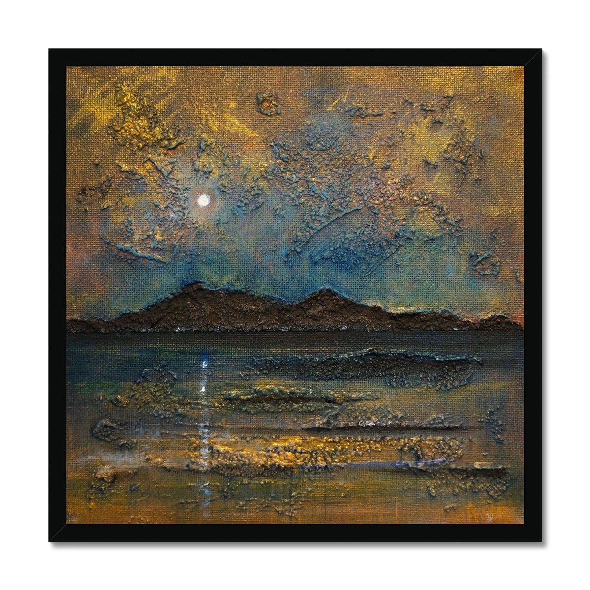 Arran Moonlight Framed Print