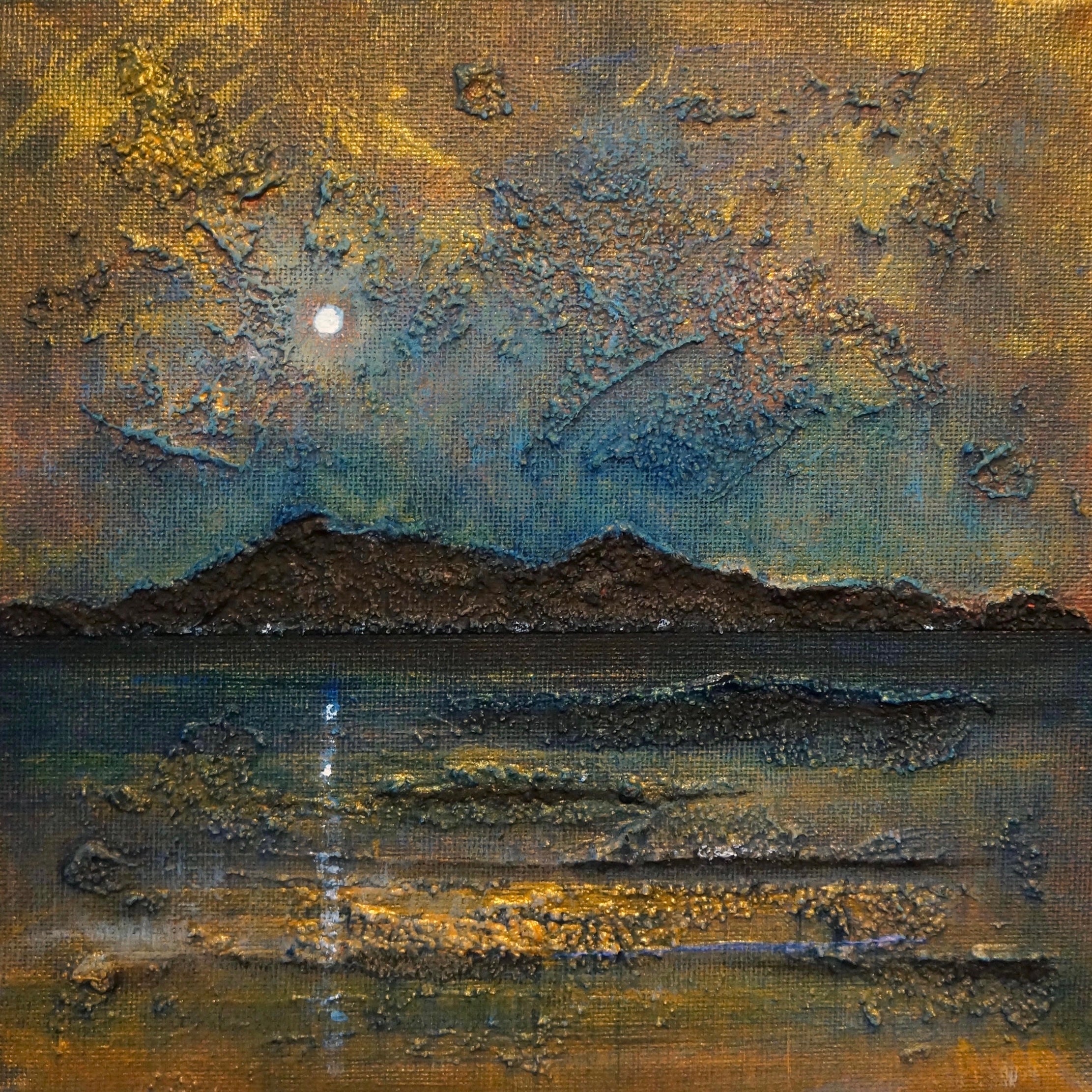 Arran Moonlight Scottish Landscape Painting