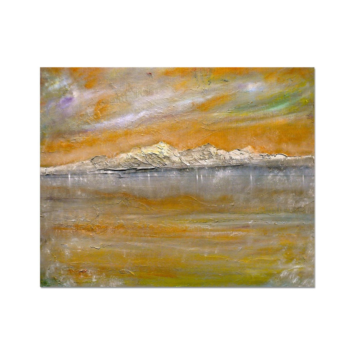 Arran Snow Painting | Artist Proof Collector Prints From Scotland