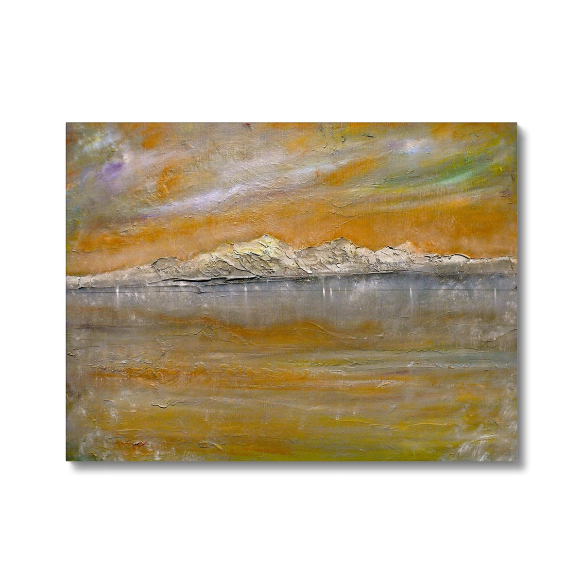 Arran Snow Painting | Canvas Prints From Scotland