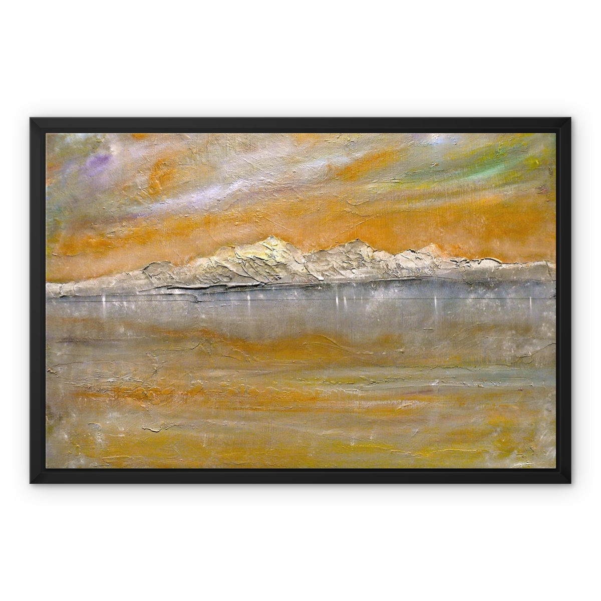 Arran Snow Painting | Framed Canvas From Scotland