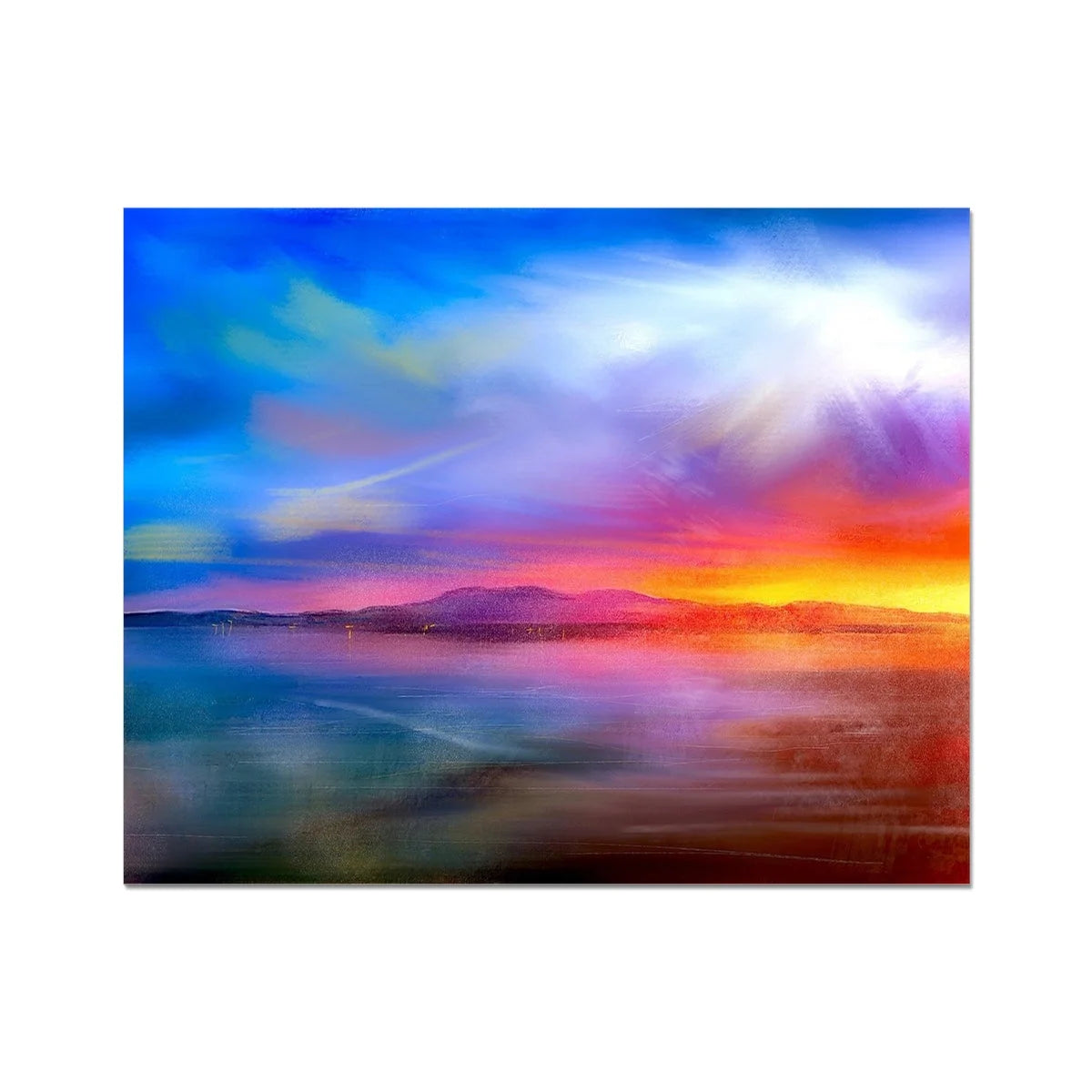 Arran Sunset Artist Proof Collector Print - Art Gallery Scotland Worldwide Shipping Paintings | Prints | Gifts from by Scottish Hunter