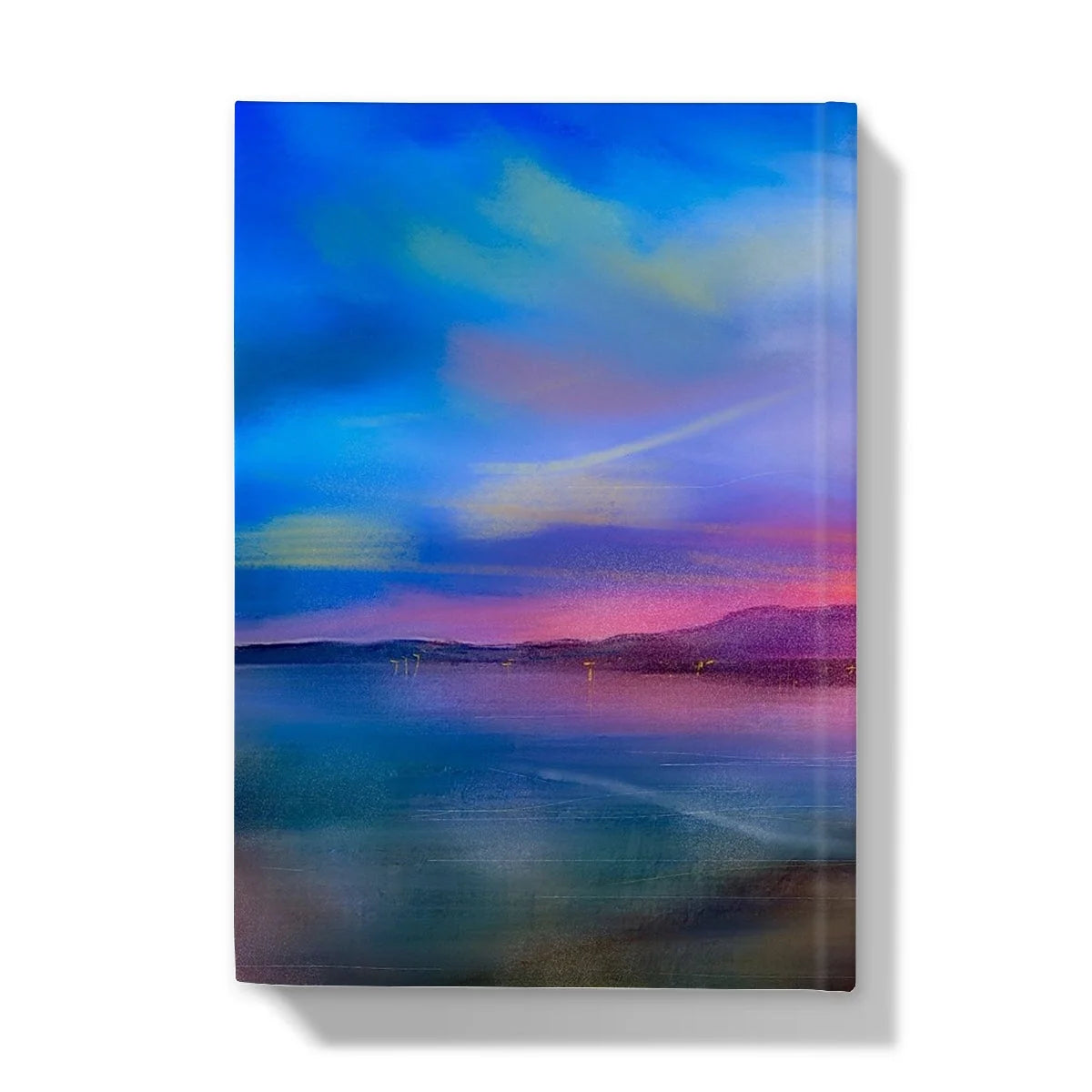 Arran Sunset Hardback Journal - Art Gallery Scotland Worldwide Shipping Scottish Landscape by Artist Hunter Featuring Paintings