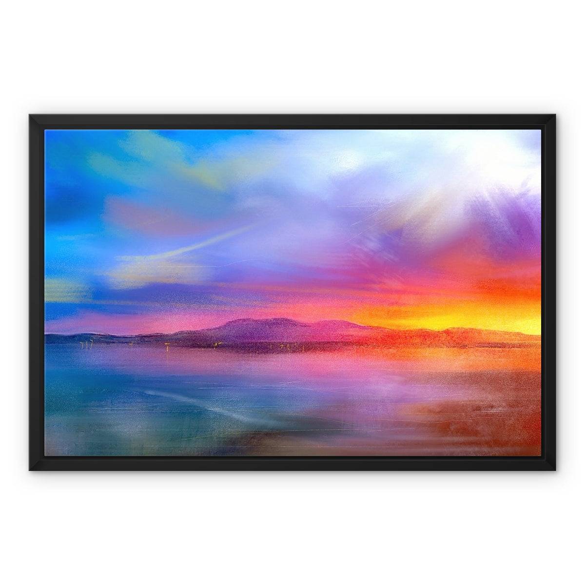 Arran Sunset Painting | Framed Canvas Prints From Scotland