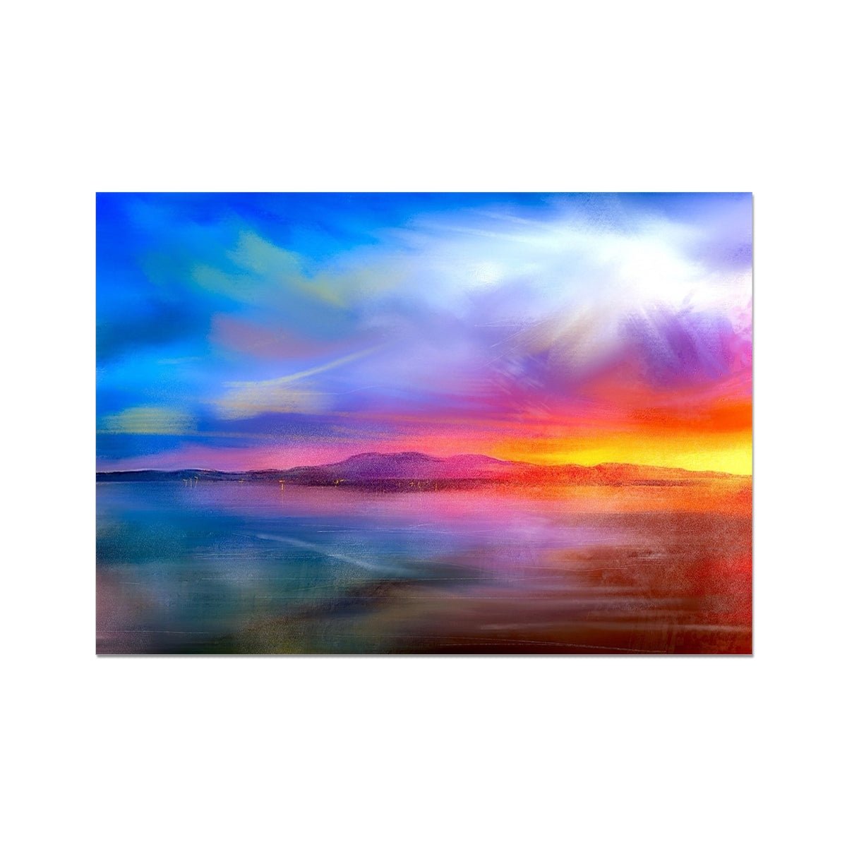 Arran Sunset Painting Scotland | Signed Scottish Fine Art Prints