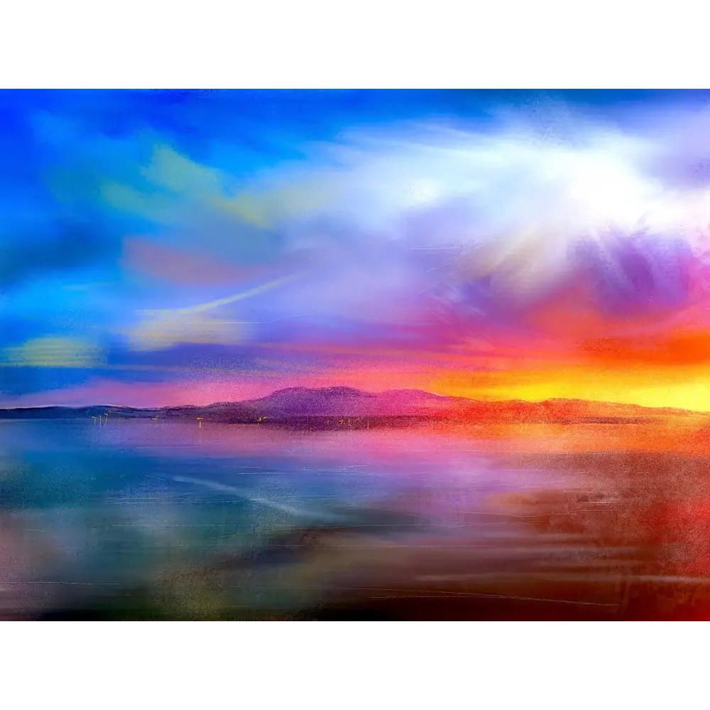 Arran Sunset - Scottish Art Prints - Gallery Scotland
