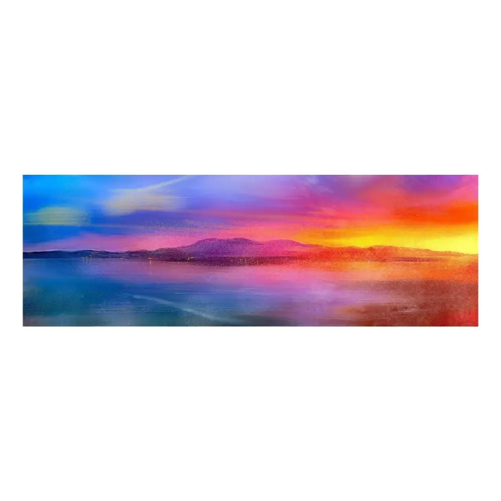 Arran Sunset - Scottish Panoramic Art - Gallery Scotland