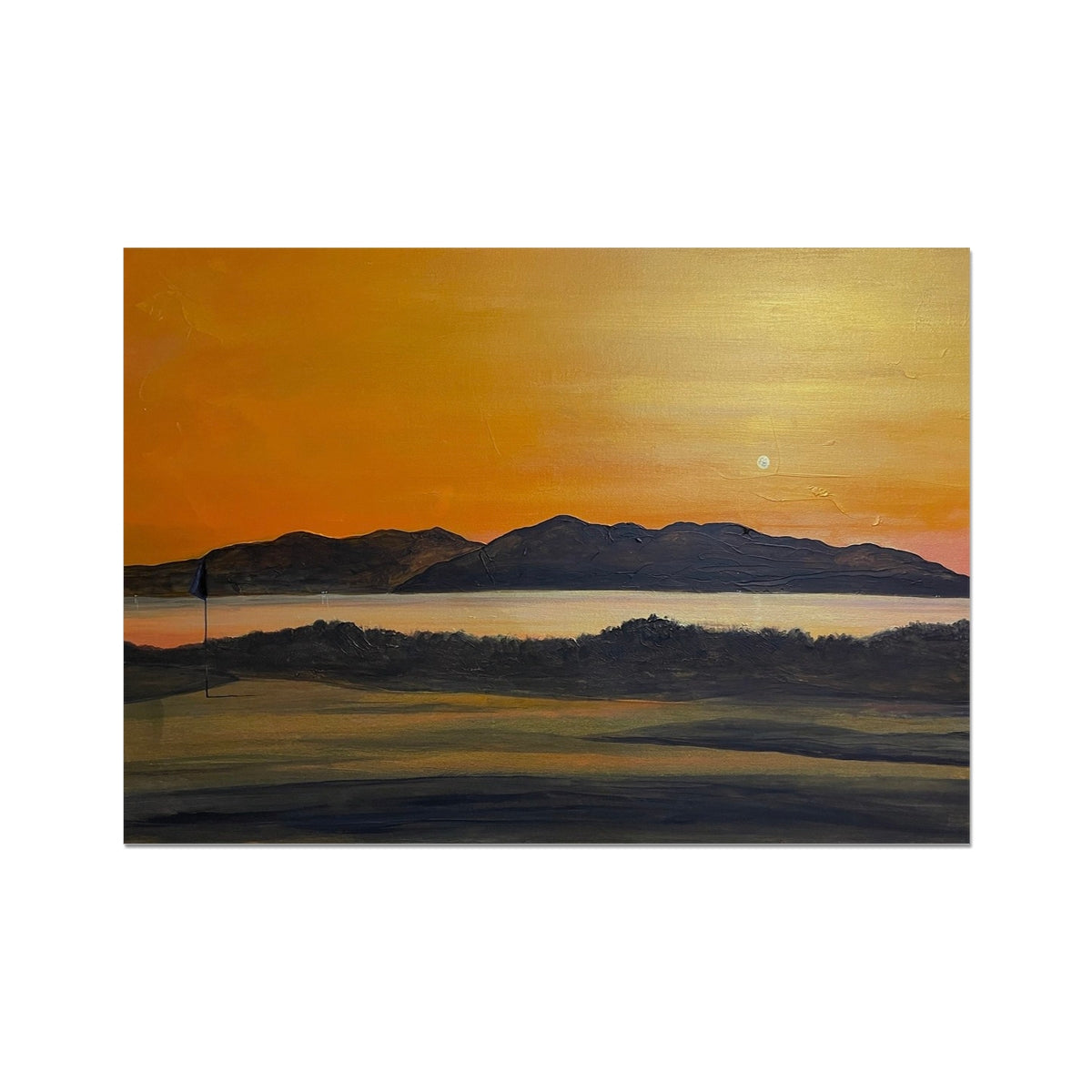 Arran & The 5th Green Royal Troon Golf Course Fine Art Print