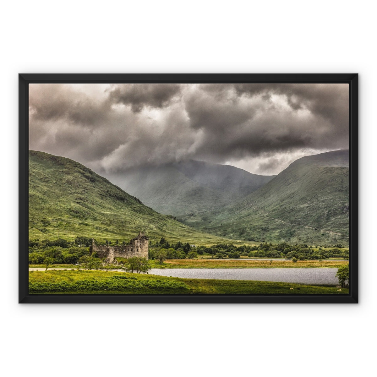 Kilchurn Castle Loch Awe Scottish Landscape Photography | Framed Canvas Prints From Scotland