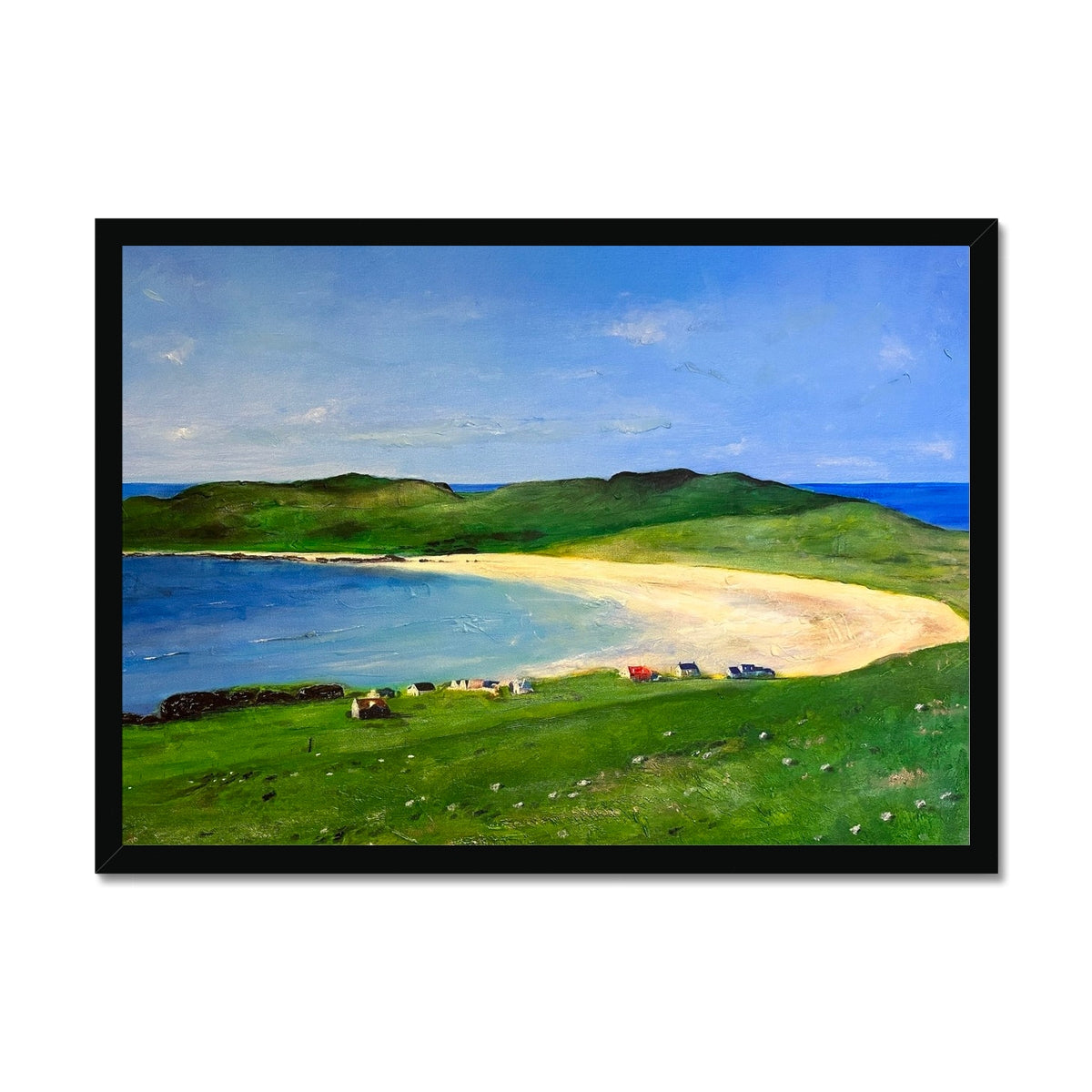 Balephuil Beach Tiree Framed Print
