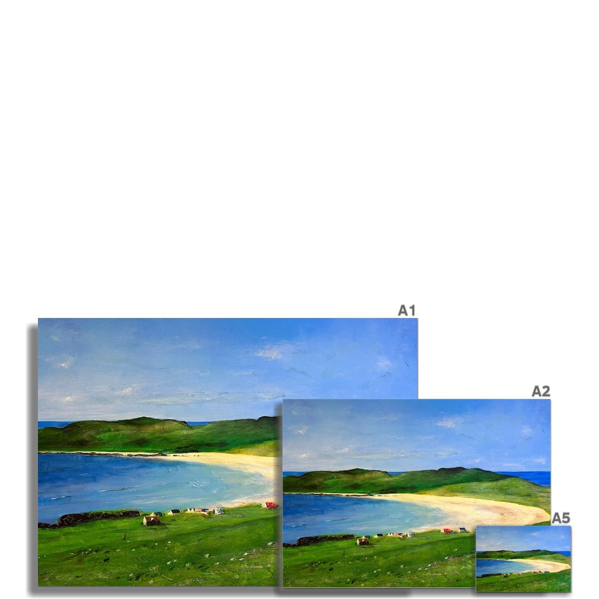 Balephuil Beach Tiree Painting | Signed Art Prints From Scotland | By Scottish Artist Hunter