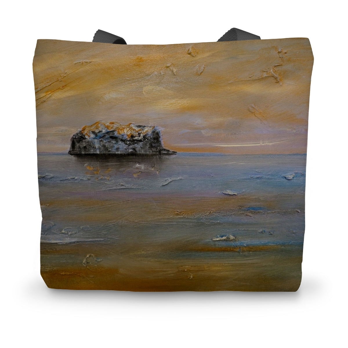 Bass Rock Dawn Art Gifts Canvas Tote Bag