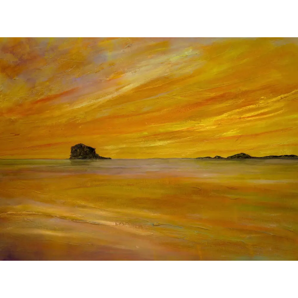 Bass Rock Dusk Art Prints