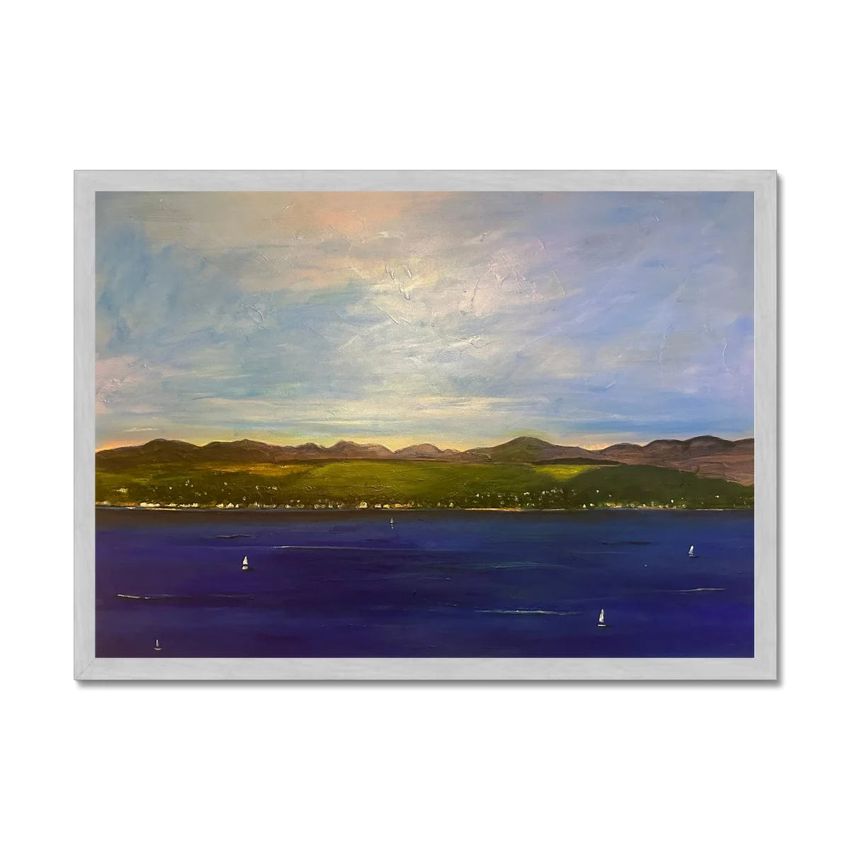 The Biggie Antique Framed Print - River Clyde Art Gallery Scotland Worldwide Shipping Scottish Artist Fine Prints and Paintings Collection