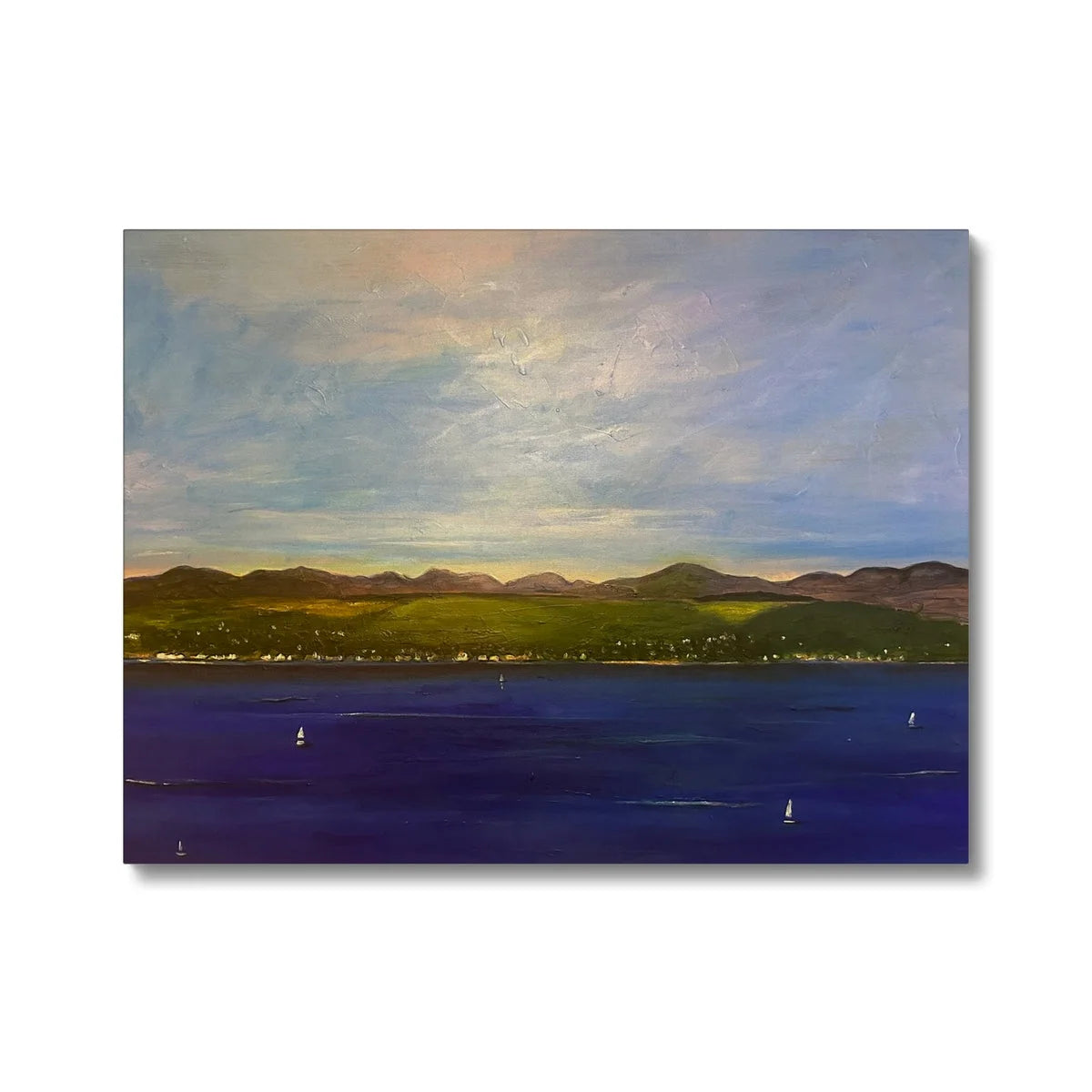 The Biggie Canvas - River Clyde Art Gallery Scotland Worldwide Shipping Scottish Artist Fine Prints and Paintings Collection by Hunter