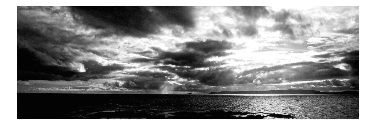 Blackwaterfoot Arran Original Panoramic Painting - Scottish Artist Art Gallery Scotland
