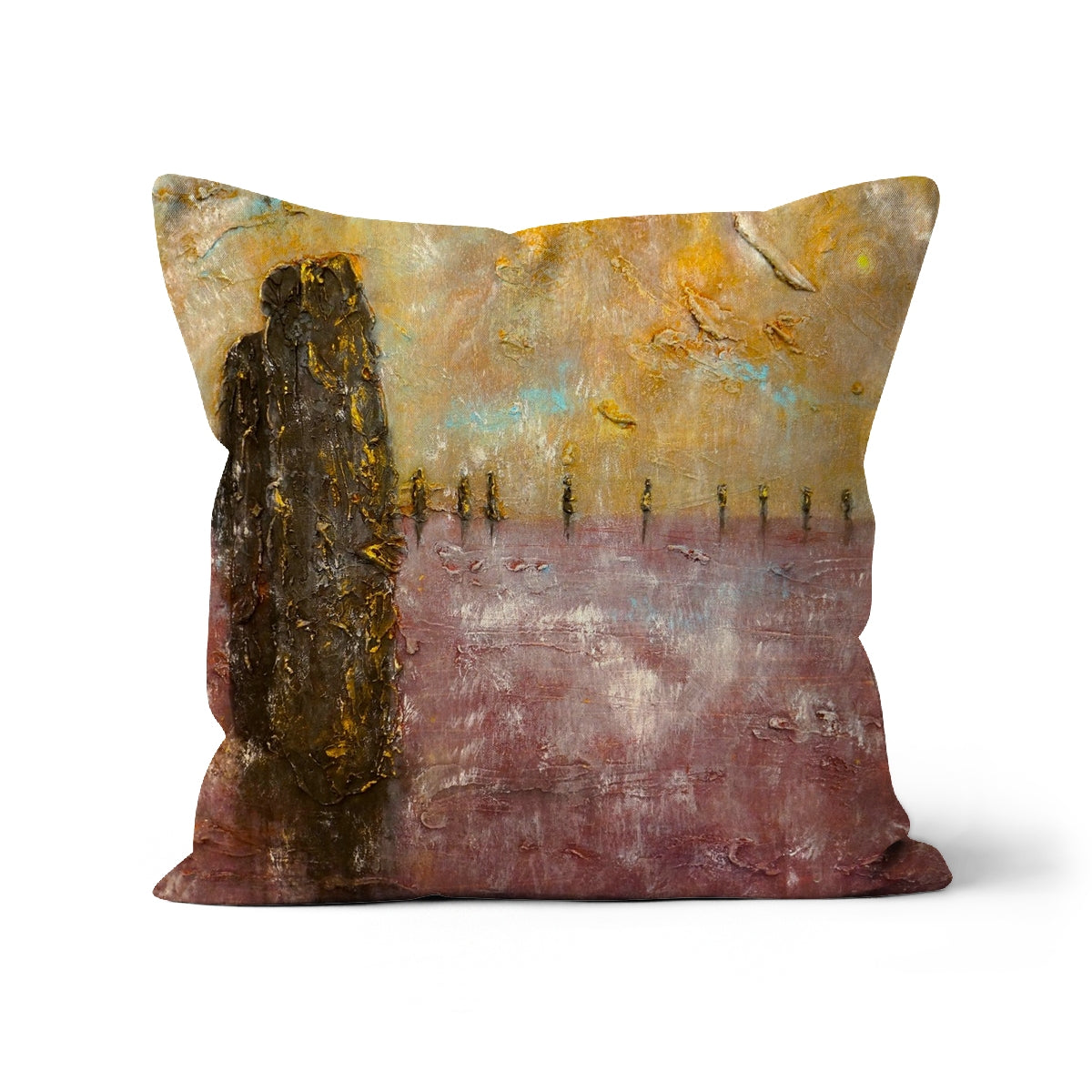 Brodgar Mist Orkney Art Gifts Cushion