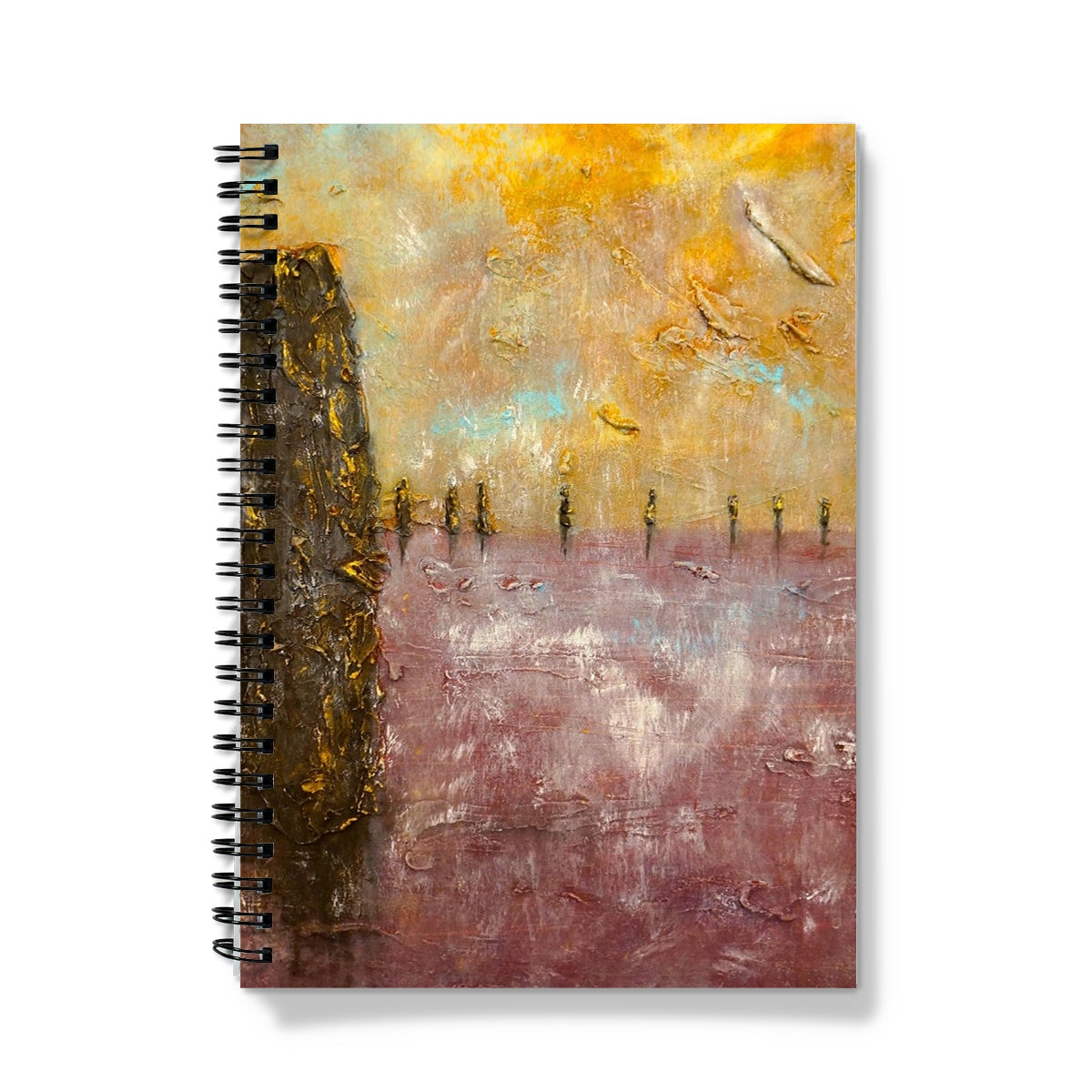 Brodgar Mist Orkney Art Gifts Notebook