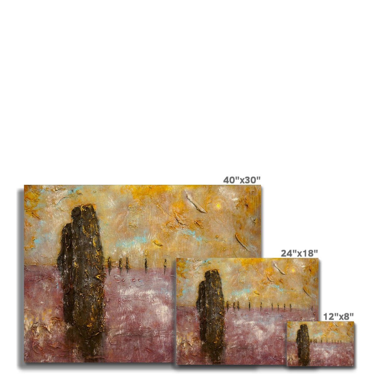 Brodgar Mist Orkney Painting | Canvas From Scotland